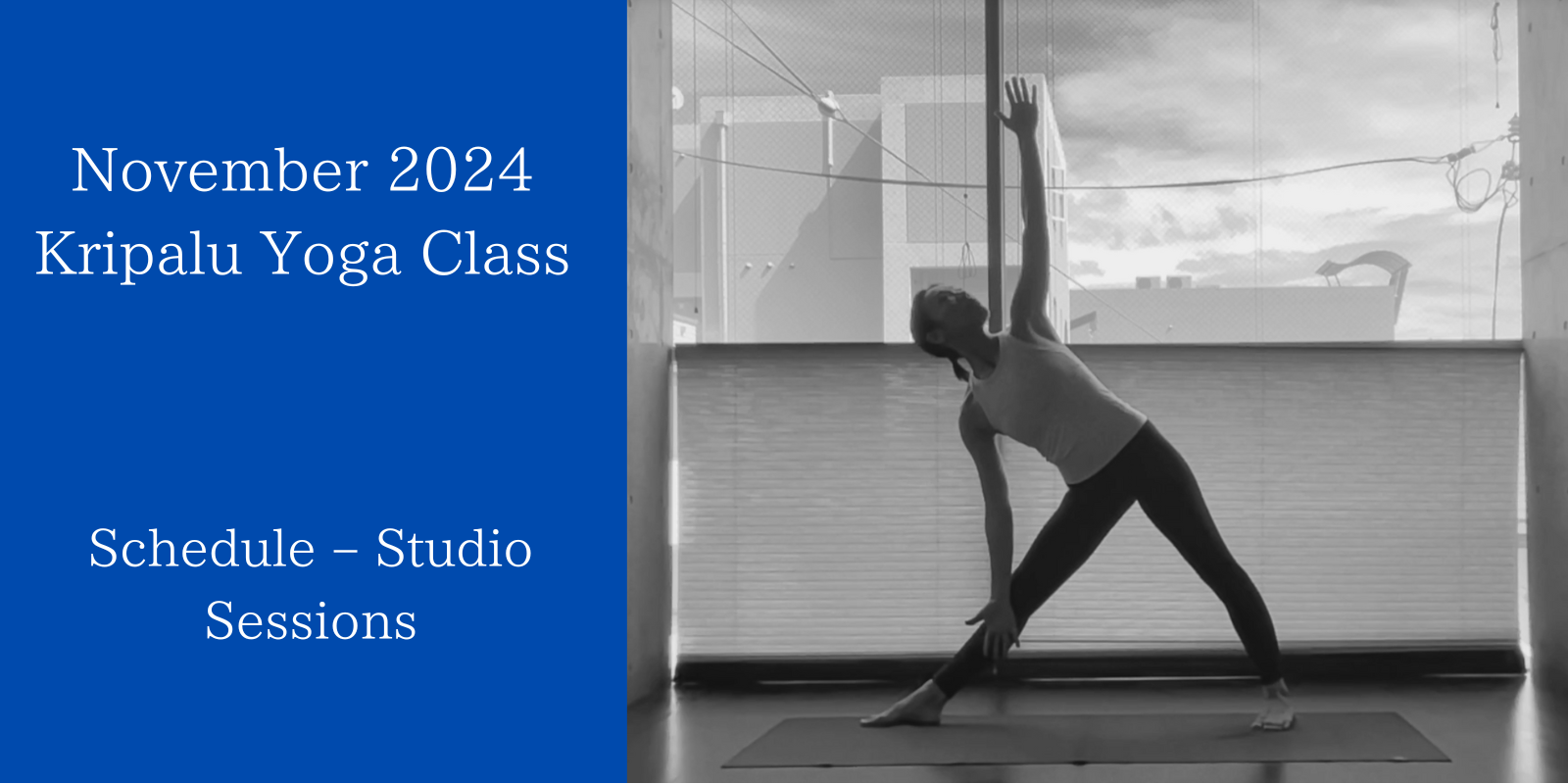 Kripalu Yoga Class -November 2024